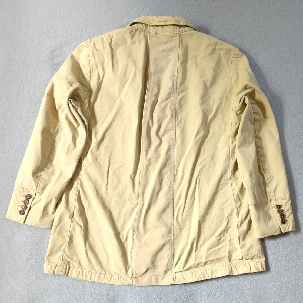Polo Ralph Lauren Sport Coat Mens 42R Khaki Cotton Patch Pocket Blazer